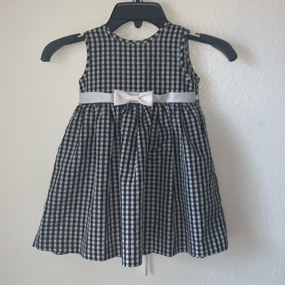 Black and white plaid size 24 month dress